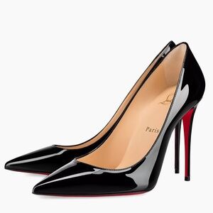 Christian Louboutin Kate 100MM Patent Leather Pumps